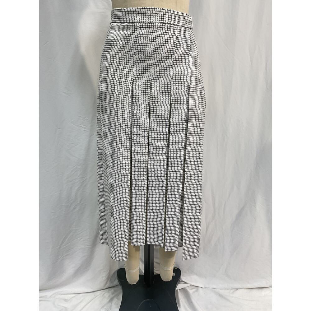 Cos 'Striped' White Striped Maxi Skirt Size 2
